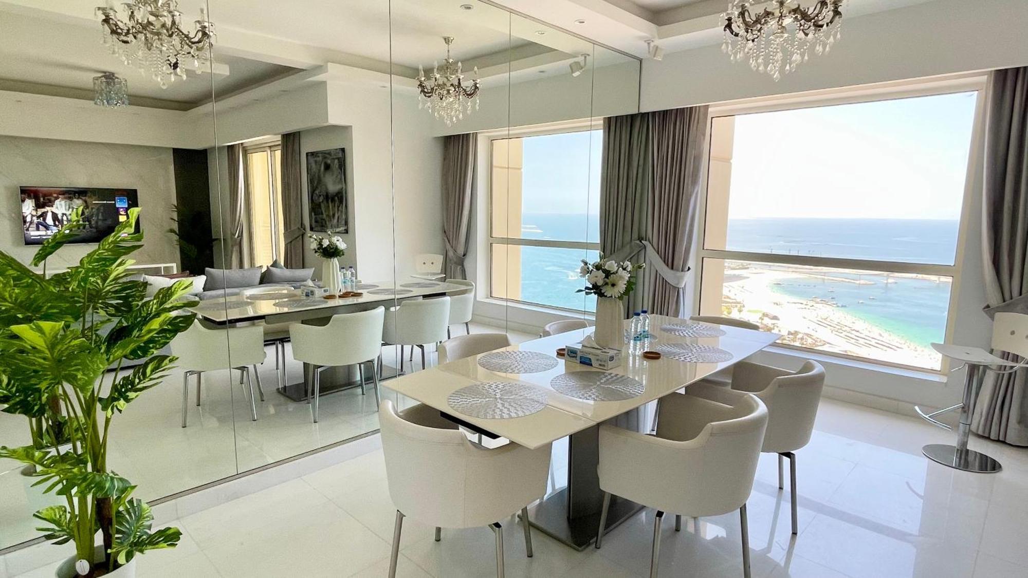 Jbr Beachfront Luxe Apartment All Rooms Sea Facing Dubai Eksteriør billede