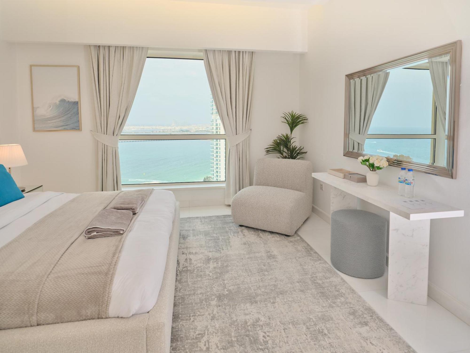 Jbr Beachfront Luxe Apartment All Rooms Sea Facing Dubai Eksteriør billede