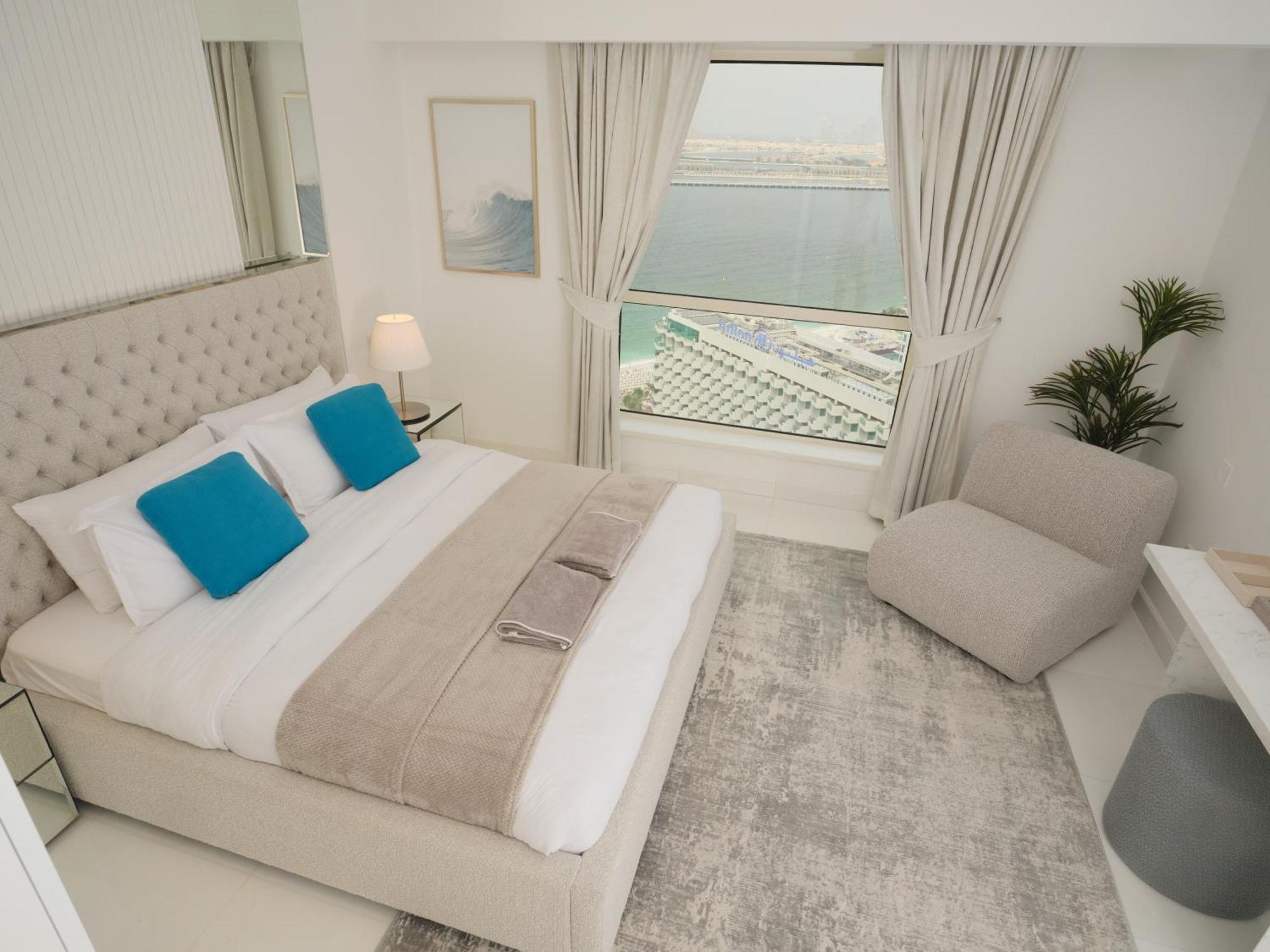 Jbr Beachfront Luxe Apartment All Rooms Sea Facing Dubai Eksteriør billede
