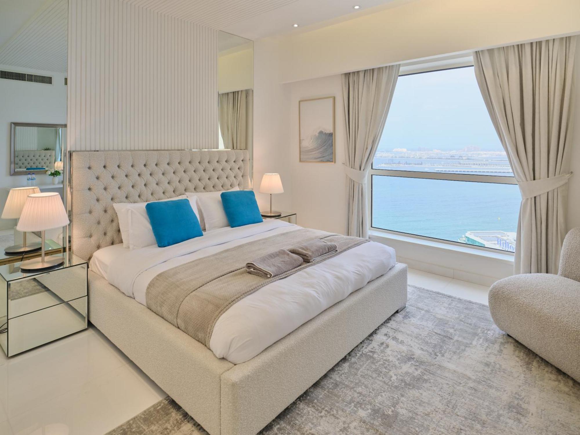 Jbr Beachfront Luxe Apartment All Rooms Sea Facing Dubai Eksteriør billede