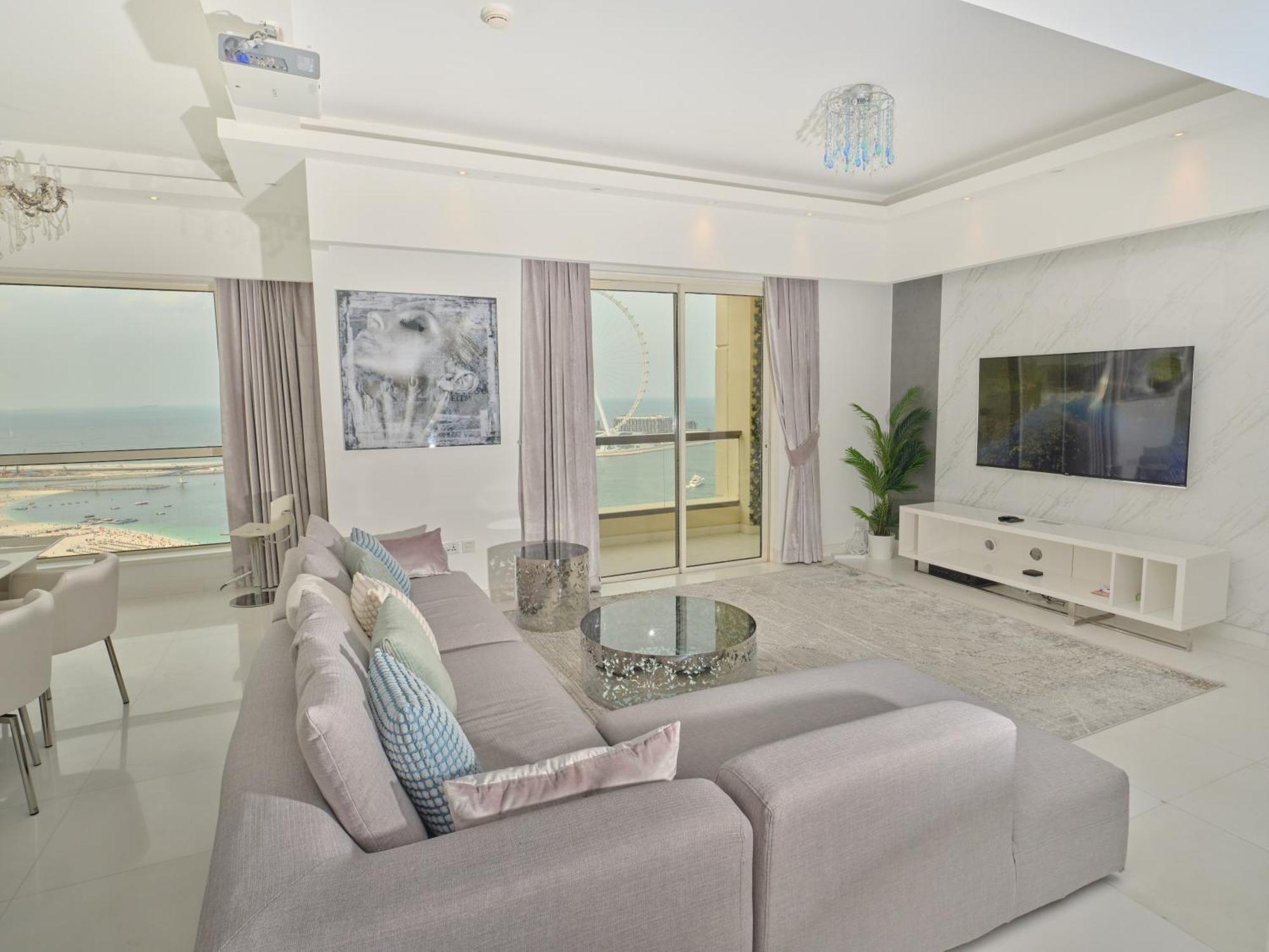 Jbr Beachfront Luxe Apartment All Rooms Sea Facing Dubai Eksteriør billede
