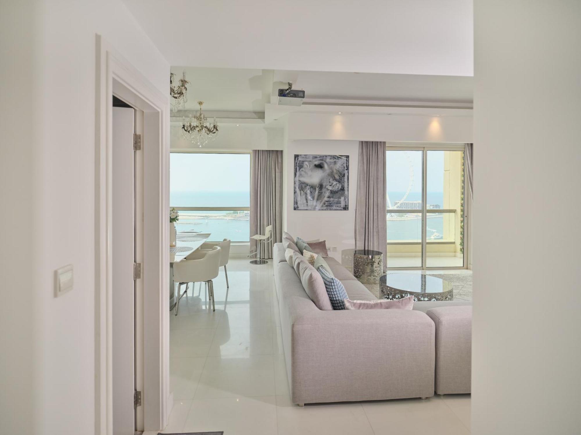 Jbr Beachfront Luxe Apartment All Rooms Sea Facing Dubai Eksteriør billede