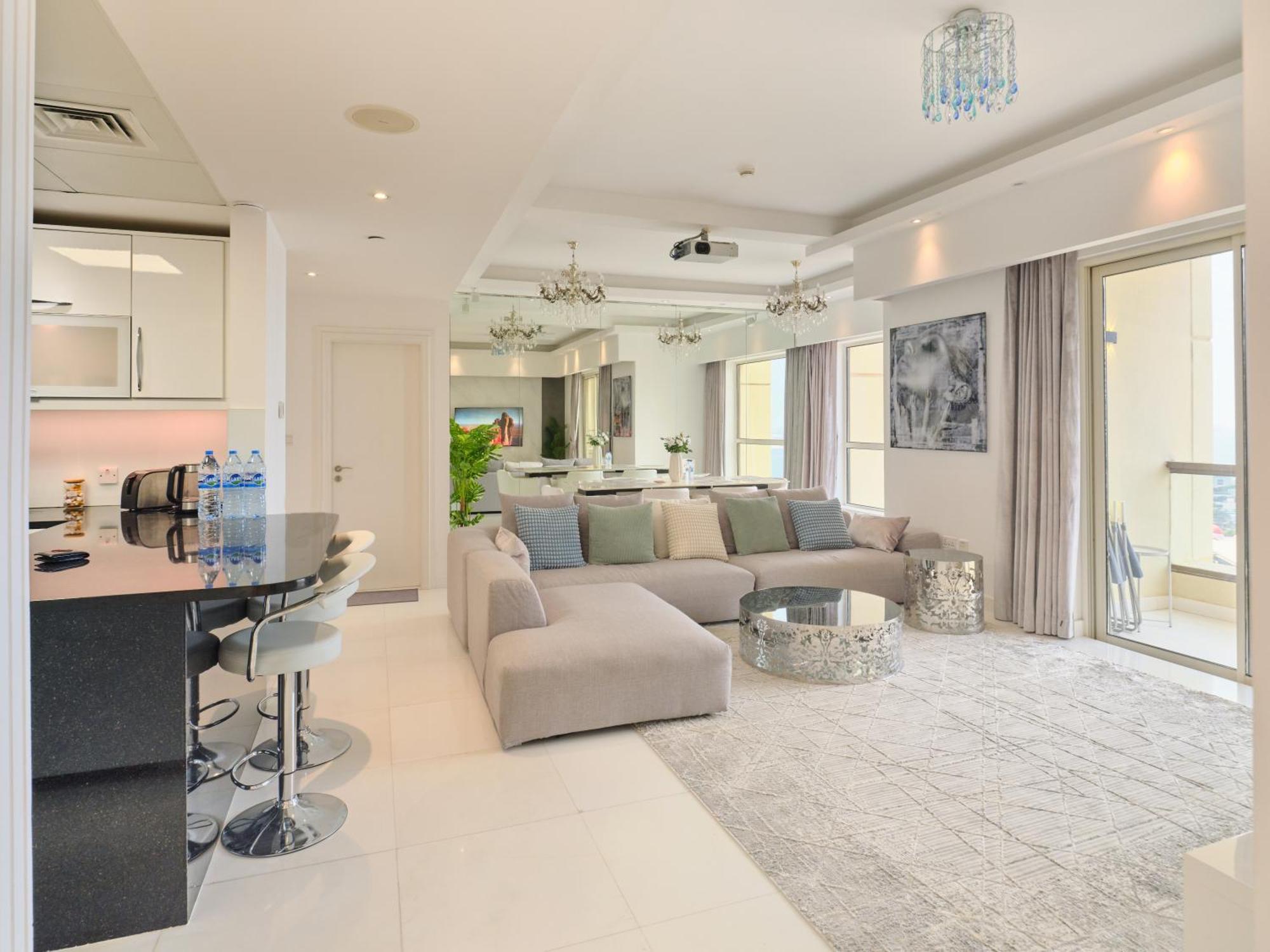 Jbr Beachfront Luxe Apartment All Rooms Sea Facing Dubai Eksteriør billede