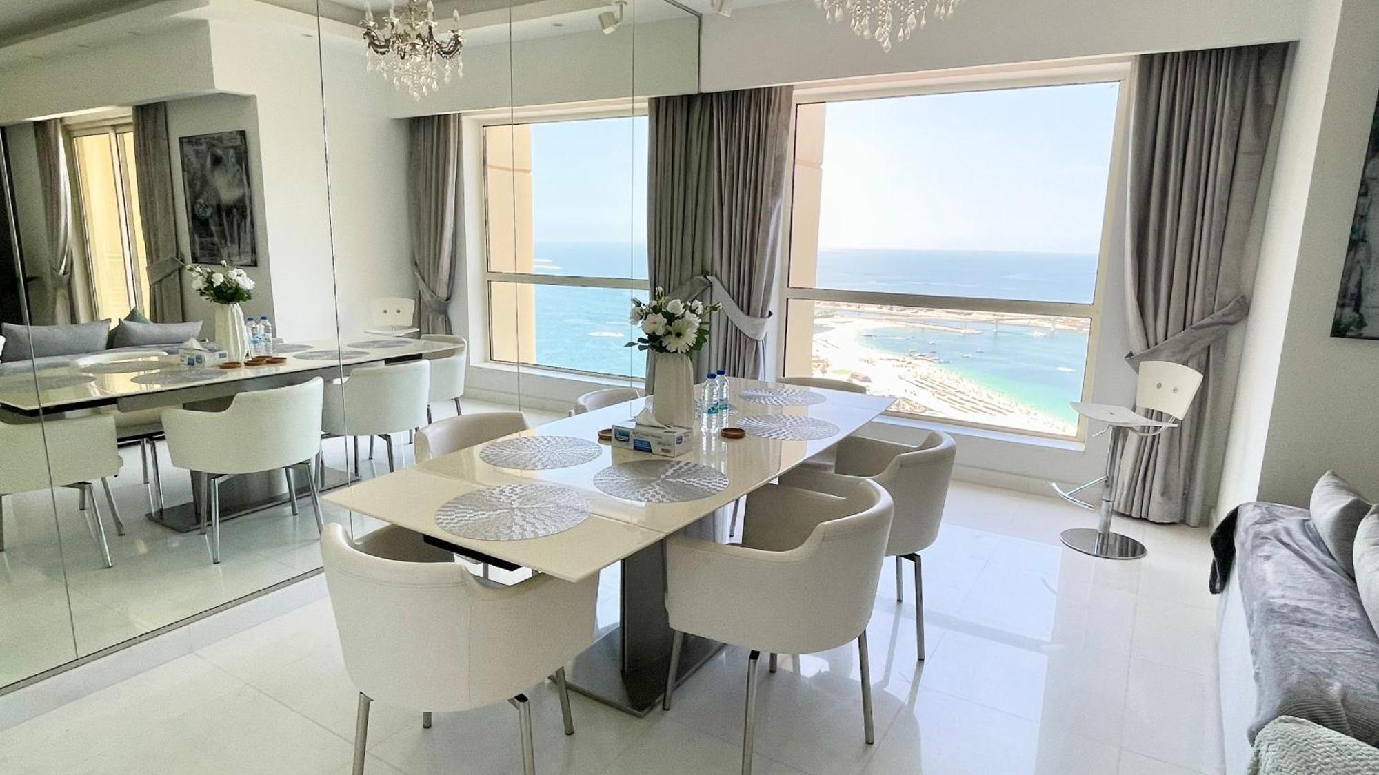 Jbr Beachfront Luxe Apartment All Rooms Sea Facing Dubai Eksteriør billede